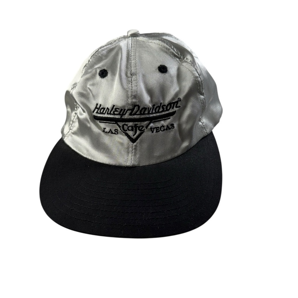 Harley Davidson Las Vegas Cafe metallic silver / black nwt